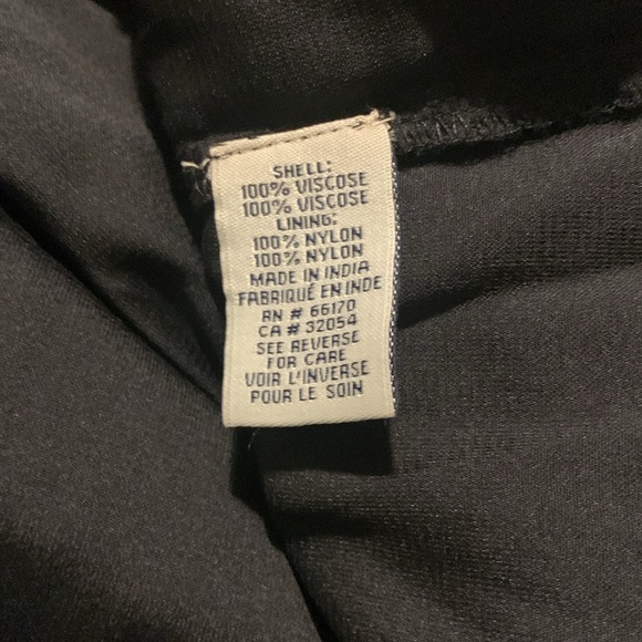 NWT-Anthropology-Ranna Gill size XS black dress with beads - Picture 6 of 6